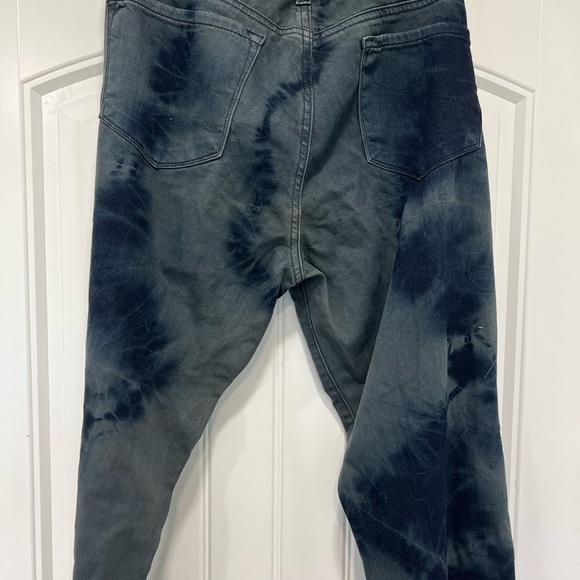 J BRAND Boutique Tie Dye Distressed Ripped Jeans Slash Berlin Jeans Denim 31 - Picture 4 of 10